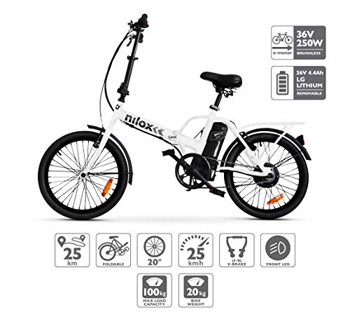 Nilox E Bike X1 New, Electric Bike, White, One Size Togo Ubuy