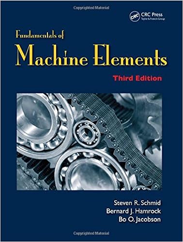 Fundamentals Of Machine Elements Steven R Schmid Bernard - 