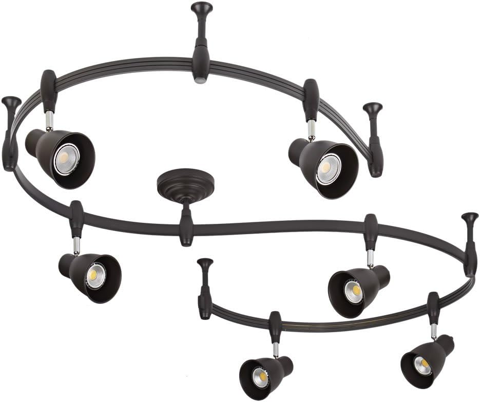 Biard Panza 3m Black Monorail Single Circuit GU10 Flexible Track