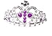 e-supao Princess Sofia Rapunzel Dress up The First 3 Pieces Party Set for Sofia Costume Disney Crown Wand Necklace (Sofia-3set)