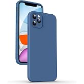 Supdeal Liquid Silicone Case for iPhone 11 Pro - [Camera All-Round Protection] [Soft Microfiber Lining Anti-Scratch] 4 Layer Full Covered Shockproof Gel Rubber Phone Case Cover, 5.8", Blue