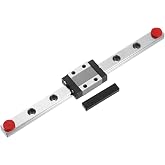 uxcell MGN9 150mm Linear Sliding Rail Guide Linear Motion Guideway | with MGN9C Sliding Carriage Block and Mini Guide for Mini Engraving CNC Machine 3D Printer