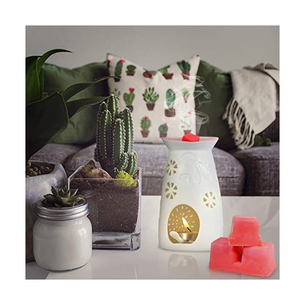 LA BELLEFÉE 4 x Packs Perfume Box Wax Melts Set of Rose, Jasmine, Cherry, Lavender, Organic, Vegan, Soy Wax melt…