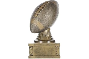 Decade Awards Football Action Pedestal Trophy 7 Inch Tall | Gridiron Glory Award | Celebrate The Game Winning Touchdown or Play Off Win - Engraved Plate on Request