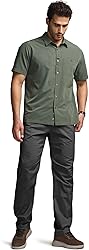 CQR Men's Short Sleeve Tactical Shirts, UPF