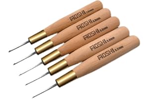 ANSAI Chisel 0.2/0.4/0.6/0.8/1.0mm 5pcs Carved Scribe line Hobby Plastic Model Tool