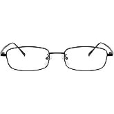 BOBUXLIIN Square Retro Fake Glasses Non Prescription Blue Light Glasses for Women Fashion Glasses Frame Trendy Accessories