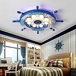 LITFAD Modern Ceiling Light 25" Rubber Design