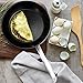 HOMICHEF 11 Inch Frying Pan - Nonstick, Induction Compatible, Nickel Free Stainless Steel Omelet Pan - PFOA Free