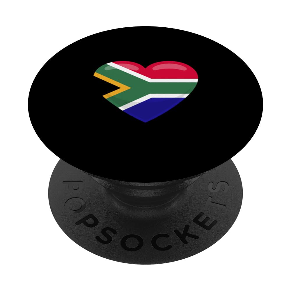 South Korea Flag Heart PopSockets Swappable PopGrip