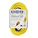 Snow Joe PJEXT50-B Power Joe 14/3 50-Feet SJTW Outdoor Extension Cord with Lighted End, Yellow
