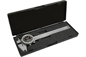 DBM IMPORTS Black - 4 Way Dial Caliper 4" Stainless Steel Shock Proof 0.001"