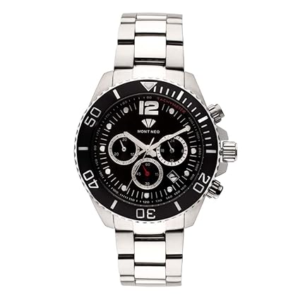 Mont Neo Chronograph Black Dial Mens Watch - 3301C-M1104