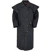 Outback Trading Company Unisex 2056 Stockman Waterproof Breathable Extra-Long Cotton Oilskin Duster Coat