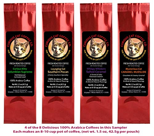 1 Delicious+Roasted+Coffees+Feline+Inspired+Sampler