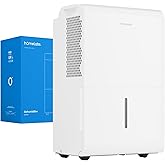 hOmeLabs Dehumidifier 7,000 Sq Ft 50 Pint (MAX 120 Pint at 95&deg;F, 90% RH) | WIFI + Upgraded Advanced Humidity &amp; Moisture Control, Quiet, Efficient, Auto Shut-off, Ideal for Home, Basement, Office