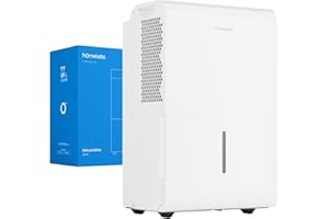 hOmeLabs Dehumidifier for Home, Office, Basements with Powerful Moisture Removal, Humidity Control, Auto Shut-off, Quiet Operation - 7,000 Sq Ft Wi-Fi (50 Pint MAX 120 Pint at 95°F, 90% RH)