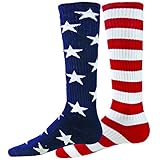 Red Lion Independence Mismatched Knee High Socks