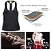 Junlan Men Workout Tank Top Vest Gym Shirt Weight Loss Waist Body Shaper Sauna Suit Slim Corset Compression Clothes