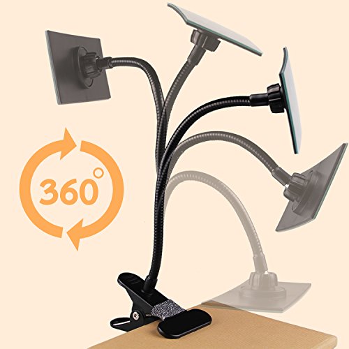 Gosear Office Clip On Cubicle Mirror, Computer Rearview Mirror, Convex