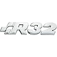 1x Metal R32 Emblem Rear Trunk Badge Logo Nameplate Car's Body Sticker (Chrome)
