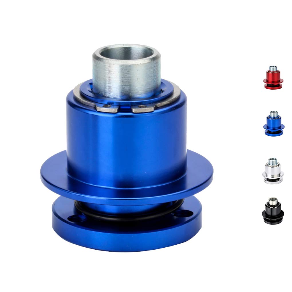 Black 3/4''Shaft Size Steering Wheel Quick Release Disconnect Hub For