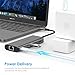 LENTION USB C Hub with 4K HDMI, SD Card Reader, 2 USB 3.0, Type C Charging & Ethernet Compatible 2023-2016 MacBook Pro, New Mac Air/Surface/Steam Deck, More, Stable Driver Adapter (CB-C68, Space Gray)
