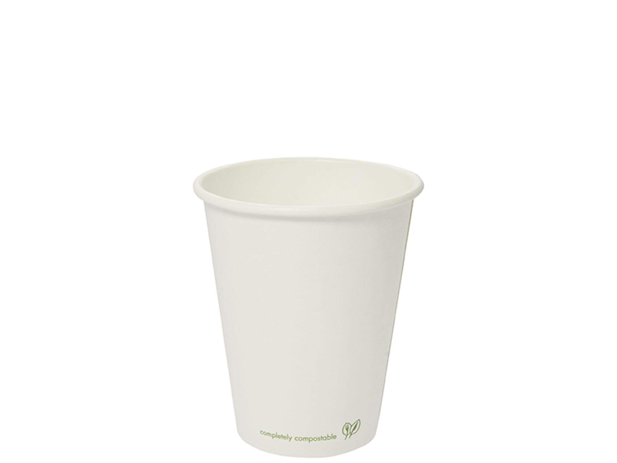 Vegware LV-12 hot cup, 12 oz, white (Pack of 1000)