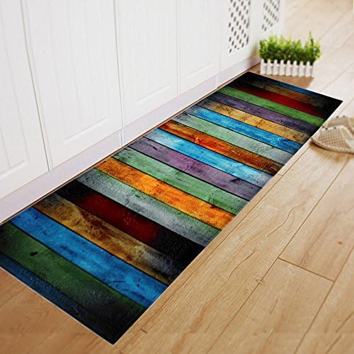 Mats Carpet Area Rugs For Living Room,Bedroom,Kitchen Room - Decorative Contemporary Anti-skid Anti-Slip Mats Carpet - 40cm x 120cm Multicolor
