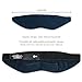 Plemo Velvet Eye Mask Ultra-Soft 100% Light Blocking, Adjustable Strap Design Breathe-Easy for Bedtime & Travel (Peacock Blue)