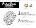 Bamoer Set of 3 18K White Gold Plated Wedding Finger Ring CZ Cubic Zirconia Jewelry (7)