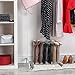 StorageManiac 3-Pair Boot Organizer, Standing Gray Boot Rack