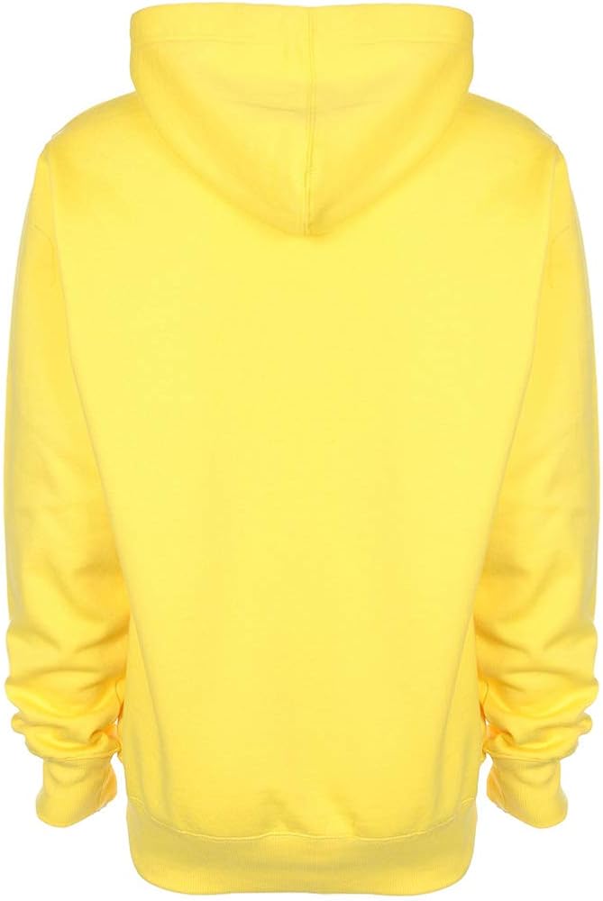 yellow plain sweatshirt
