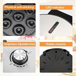 Mini Donut Maker - Donut Maker Machine for Home