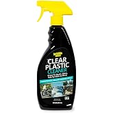 Invisible Glass Clear Plastic Cleaner, 22 fl oz, 92084 | Streak- and haze-free; reduces static on acrylic, vinyl windows, visors and vehicle plastics