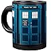 Doctor Who TARDIS 12oz Self-Stirring Coffee Mug - Automatic Self Mixing & Spinning Travel Cup for Kitchen, Home, Office & School - Mixer for Hot Chocolate, Milk, Tea, Cocoa, Protein Shake & Juices
