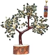 KACHVI Healing Stones Tree Seven Chakra Tree Bonsai Money Tree Home Decor Crystal Gifts Ornaments...