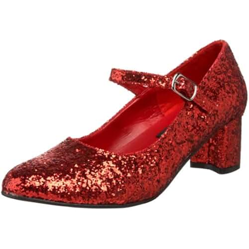 red sequin shoes women