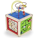Imagination Generation Wooden Wonders 5-in-1 Deluxe Activity Cube