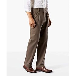 Dockers Men's Classic Fit Easy Khaki Pants-Pleated