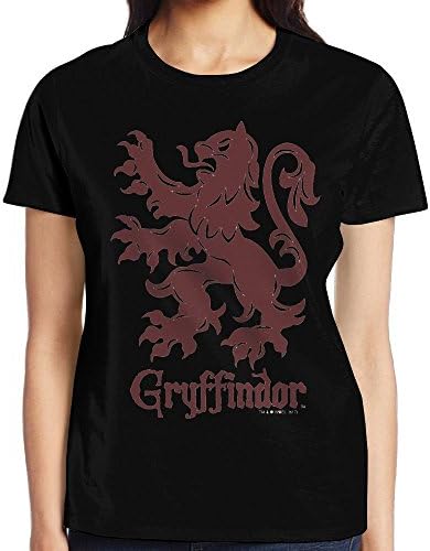 Woman's Harry Potter Gryffindor Lion Graphic Stylish Casual Design 3D Printed Short Sleeve T Shirts Tees X-Large