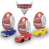 OPTOVICHOK Ð¡ars Set of 3 Plastic Egg from Cartoon  Cars 2