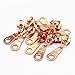YaHoGa 50PCS #5 Rose Gold Pulls for Nylon Coil Zippers - Zipper Sliders for Luggages, Purses, Bags - Bulk
