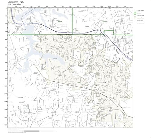 Acworth Zip Code Map Zip Code Wall Map Of Acworth, Ga Zip Code Map Laminated: Amazon.com: Office  Products