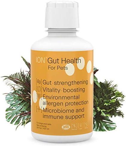 ION Intelligence of Nature Gut Health for Pets | Strengthens Digestion, Supports Kidneys, Aids Healthy Skin, and Shields from Food Toxins | 16oz.