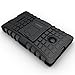 OumuEle Microsoft Nokia Lumia 435 Case - Tough Rugged Dual Layer Protective Case with Kickstand for Microsoft Nokia Lumia 435 - Black