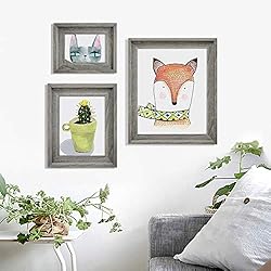 Eosglac 4x6 Rustic Picture Frame, Farmhouse Photo