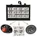 DJ Party Lights, SOLMORE 15W 12 LED Strobe RGB Stage Disco Lights Auto Sound Activated DJ Lights Adjustable Flash Speed Control for Party Wedding Show Birthday Parties AC 90-240V