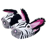Silly Slippeez Kids Glow in the Dark Plush Slippers S 11/12 Multi