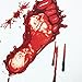 Blood Bath Mat Entrance Rug Non-Slip Bathroom Bloody Doormat